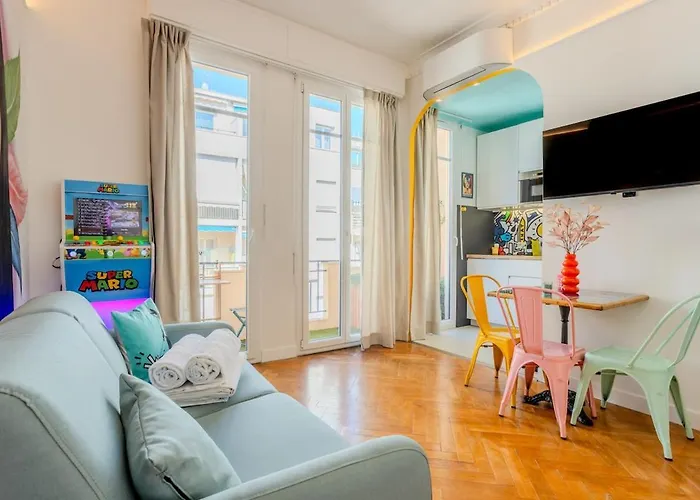 Studio Design Lumineux - Centre-Ville - Proche Mer Nice
